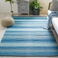 thumbnail image 2 of SAFAVIEH Montauk Albine Striped Cotton Area Rug, Grey/Blue, 4' x 6', 2 of 9