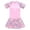 Pink, variant on Tween Girls Swimming Suit Swimwear Flutter Sleeve Piece Top for Swimming Pool Beach Bathing Suit Swimsuits
