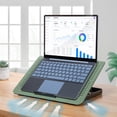 thumbnail image 4 of ENHANCE 6-Fan Aluminum Laptop Cooling Pad, Adjustable Cooler Stand with USB Pass-Through Port (Sage), 4 of 10