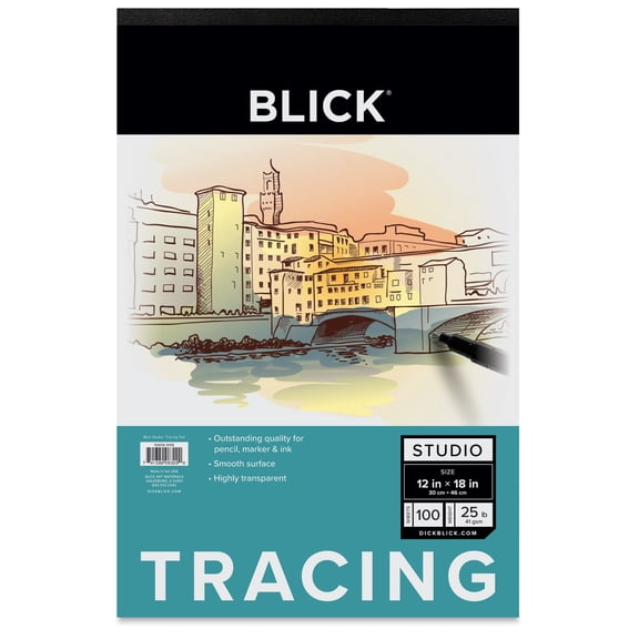 Blick Studio Tracing Paper Pad - 12" x 18", 100 Sheets