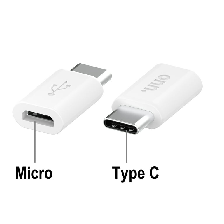 onn. to USB-C Adapter, White Walmart.com