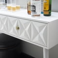 thumbnail image 6 of Linon Geo Console Table With White Finish GE202WHT01AS, 6 of 7