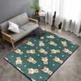 thumbnail image 2 of Cute Shiba Shaggy Area Rug, Rugs for Living Room Bedroom Non Slip Door Mat Indoor Carpet Machine Washable Nursery Home Decor Floor Mats for Entryway 60x39in-#, 2 of 5
