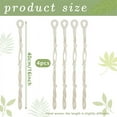 thumbnail image 2 of 4 piezas de extensores de macramé beige para colgar plantas, extensores de cestas colgantes para plantas, grandes soportes para macetas colgantes (beige), 2 of 7