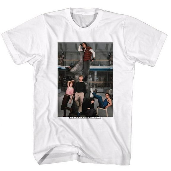 Breakfast Club Liberry White Adult T-Shirt 5Xl