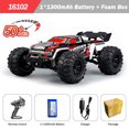 thumbnail image 1 of Coche todoterreno teledirigido con luz LED para adultos y niños, vehículo de Control remoto con escobillas o sin escobillas, 4x4, alta velocidad, 50 KM/H o 70 Km/H, 2,4G, 4x4, 1:16, 1 of 5
