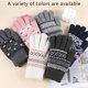 thumbnail image 5 of Guantes de invierno para pantalla táctil para mujeres y niñas, mitones de punto suaves y cálidos MFZFUKR CPB-ZRF464-2, 5 of 5