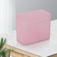 thumbnail image 4 of Naierhg Cotton Pads Organizer Multi-purpose Dust-proof Transparent Visible Desk Independent Double-Compartment Storage Box for Bathroom, 4 of 8