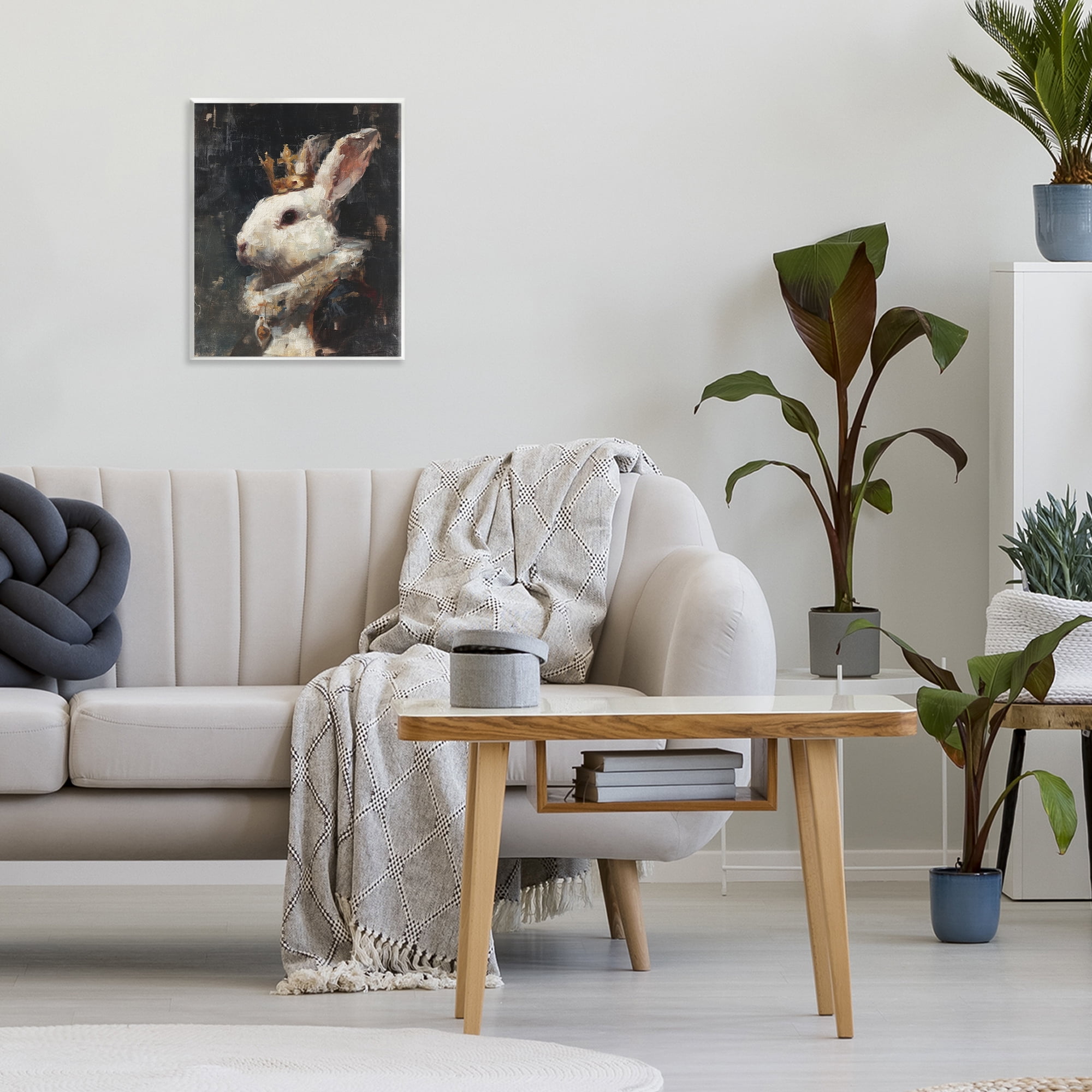Stupell Industries Regal Monarch Rabbit Wall Plaque Art, design by Svetlana Aleynikova