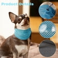 thumbnail image 4 of Cooling Pet Scarf with Buttonholes, Summer Ice Neck Wrap for Small Medium Large Dogs, Breathable Cold Scarf for Outdoor Walks, 4 of 5