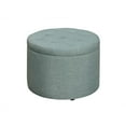 thumbnail image 2 of Convenience Concepts Designs4Comfort Ottoman Rond en Tissu Vert, 2 of 5