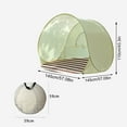 thumbnail image 3 of Various Weather Beach Shelter Blocking Canopy Reinforced Rod for Quick Outdoor Shade Protections, 3 of 8