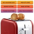 thumbnail image 3 of Kenmore 2-Slice Stainless Steel Toaster, Silver & Grey, Extra Wide Slots, 9 Browning Levels for Toast, Bagels & More, 3 of 8