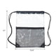 thumbnail image 1 of Mochila Con Cordón ANGGREK Transparente Portátil PVC con Bolsillo De Malla Con Cremallera Frontal, 1 of 5