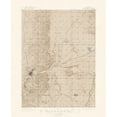 thumbnail image 2 of USGS 15x18 White Modern Wood Framed Museum Art Print Titled - Rock Springs Wyoming Quad - USGS 1910, 2 of 4