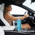 thumbnail image 5 of SURFVEN 40oz Double Wall Stainless Steel Insulated Tumbler with Handle and Leak proof 2-in-1 Straw Lid, Blue, 5 of 10