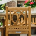 thumbnail image 3 of Ash & Ember Luna Grade A Teak Dining Chair, Weather Resistant Patio Dining Chair, 3 of 6