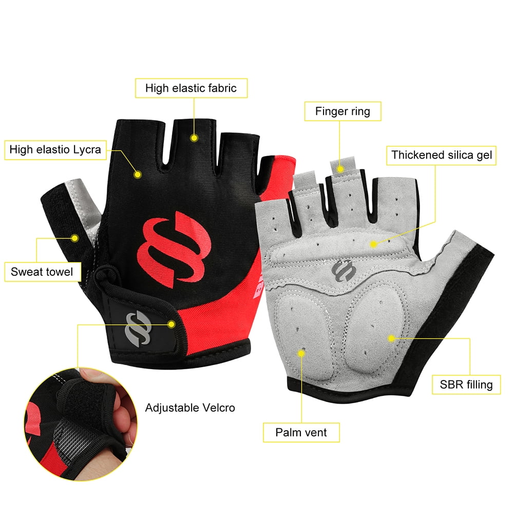 BIKEBOY Half finger gloves for bicycle Riding gloves outdoor Sports