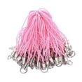 thumbnail image 1 of 100 piezas de correas colgantes para teléfono móvil, cordones para teléfono, accesorios prácticos de bricolaje, correas de cuerda para teléfono, Rosa, 1 of 10
