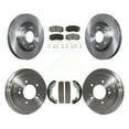 thumbnail image 1 of Transit Auto Front Rear Disc Brake Rotors Semi-Metallic Pads and Drum Kit for Car Hyundai Elantra K8S-103200, 1 of 11