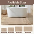 thumbnail image 6 of SIXHOME Knitted Loop Plush Bath Mat Soft Absorbent 20"x32" Bathroom Rug with Non-Slip Backing Quick Dry Machine Washable Bath Rug Beige, 6 of 6