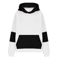 thumbnail image 3 of Timegard Womens Sweatshirts V Neck Long Sleeve Pullover Fall Winter Casual Loose Comfy Tops Solid Color, 3 of 5