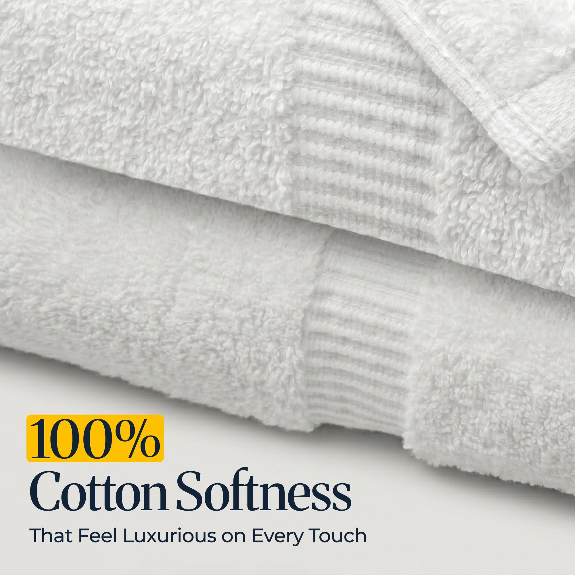 belem Forte Premium 72 Salon Towels Bulk 16x32 - 72 Pack Wholesale - 100% Cotton White Hand Towels Bulk