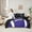 Black Purple, variant on Erosebridal Rugby Sport Bedding Sets Twin Size,Chicago Comforter Sets with Sheets,American Football City Bed in a Bag Twin Size,Ultra Soft Room Decor Reversible,7-Piece