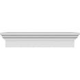 thumbnail image 2 of Ekena Millwork 33" Bottom Width x 39 1/4" Top Width x 9"H x 1"P Crosshead, 2 of 4