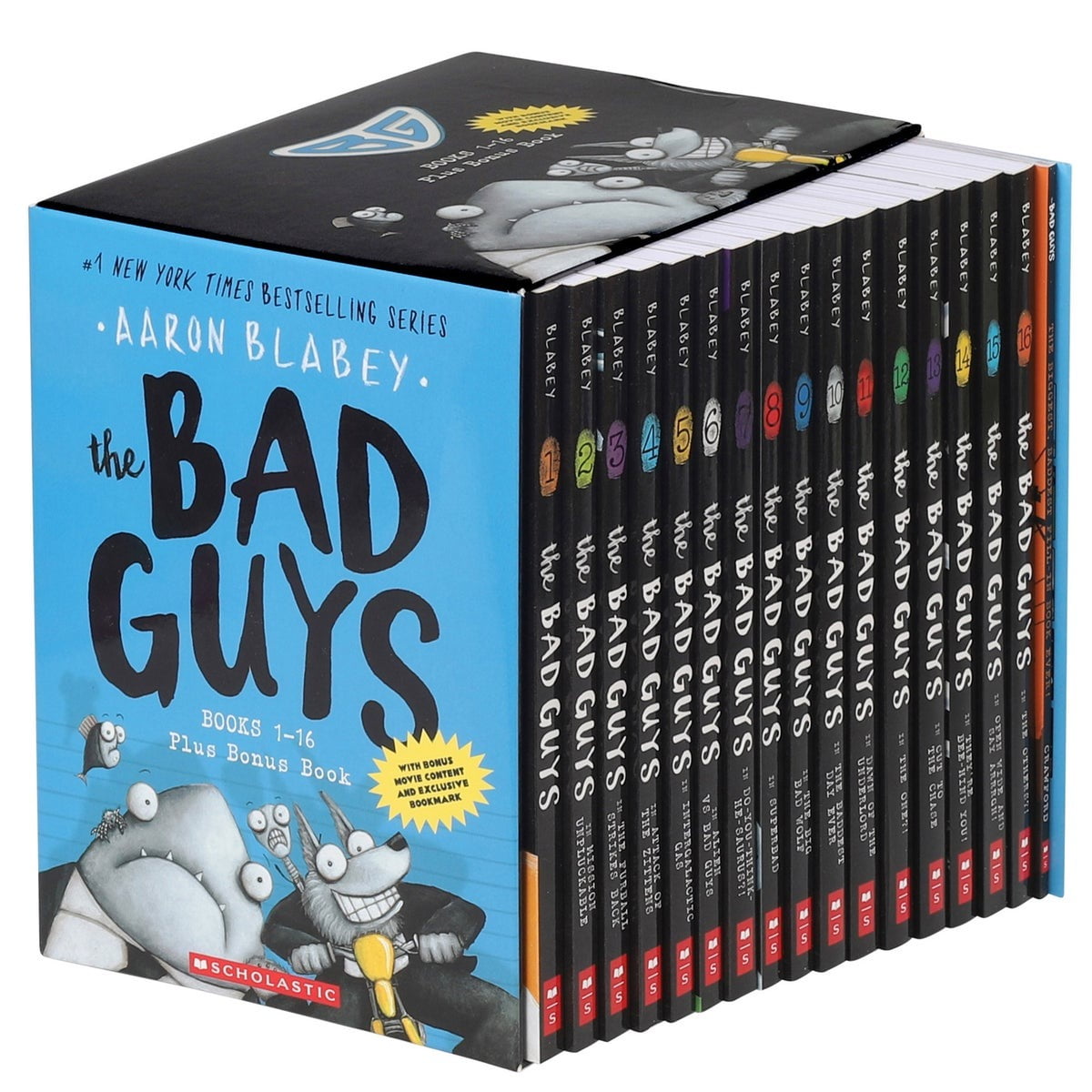 The Bad Guys: Books 1-16 Box Set Plus Bonus Book- English Only