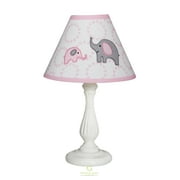 OptimaBaby Pink Grey Elephant Lamp Shade Without Base
