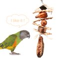thumbnail image 3 of Bird Hanging Toy Wooden: Natural Parrot Chewing Toy Bird Cage Toy for Parakeets, 3 of 6