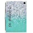 thumbnail image 5 of SaniMore for Fire 7" 12th Gen 2022 Wallet Case, Auto Wake/Sleep Flip Folio Case Card Holder Kickstand PU Leather Tablet Cover Shockproof TPU Backplane Fashion Case, Green Quicksand, 5 of 12
