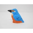 thumbnail image 2 of Kingfisher Bird Wood Figurine Statue Alcedinidae Sculpture Ornament Decor Miniature Art Carve Small Animal, 2 of 5