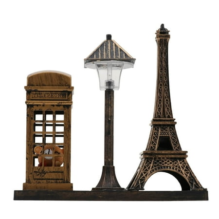 

AaSFJEG Summer Tower Light Lamp Night Statue Desktop Street Lights Decor Desk Ornament Art Small Lamps Table Nightlight