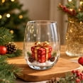 thumbnail image 2 of Cute Christmas Collection Commemorative Glass Cup Large Capacity 2D Printed Glass For Daily Drink Holiday Table Decor Gift, 2 of 8