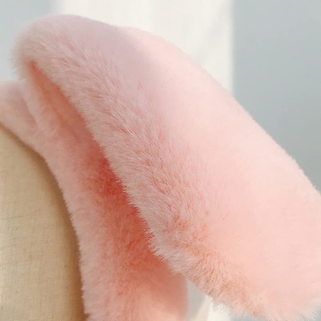 Cache-oreilles Hiver Femme/enfant – Oreilles De Lapin Scintillantes, Pliable, Doux Et Chaud