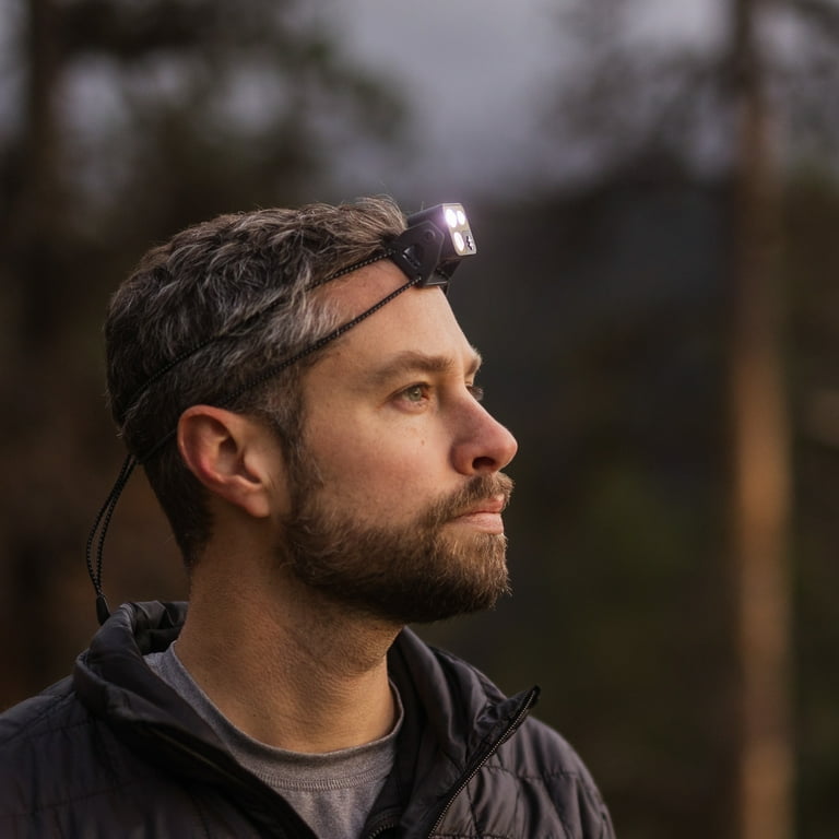 Swiss Tech ERLANG Ultra-Light 250 Lumens Rechargeable Headlamp