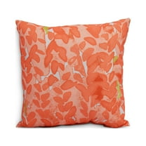 Simply Daisy's Flower Bell 16 inch Orange Decorative Floral Throw Pillow