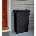 thumbnail image 6 of 23 Gallon Highboy Trash Can, Heavy Duty Plastic Waste Container - Black - Space Saving Design with Handles & Vented Sides for Easy Bag Removal, 6 of 6