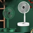 thumbnail image 2 of Mouliraty Portable Retractable Fan, 3 Speed Adjustable, Desktop Fan, USB Charging Port, Rotating Strong Wind, Silent Small Fan for Home Desktop and Office Use, 2 of 4