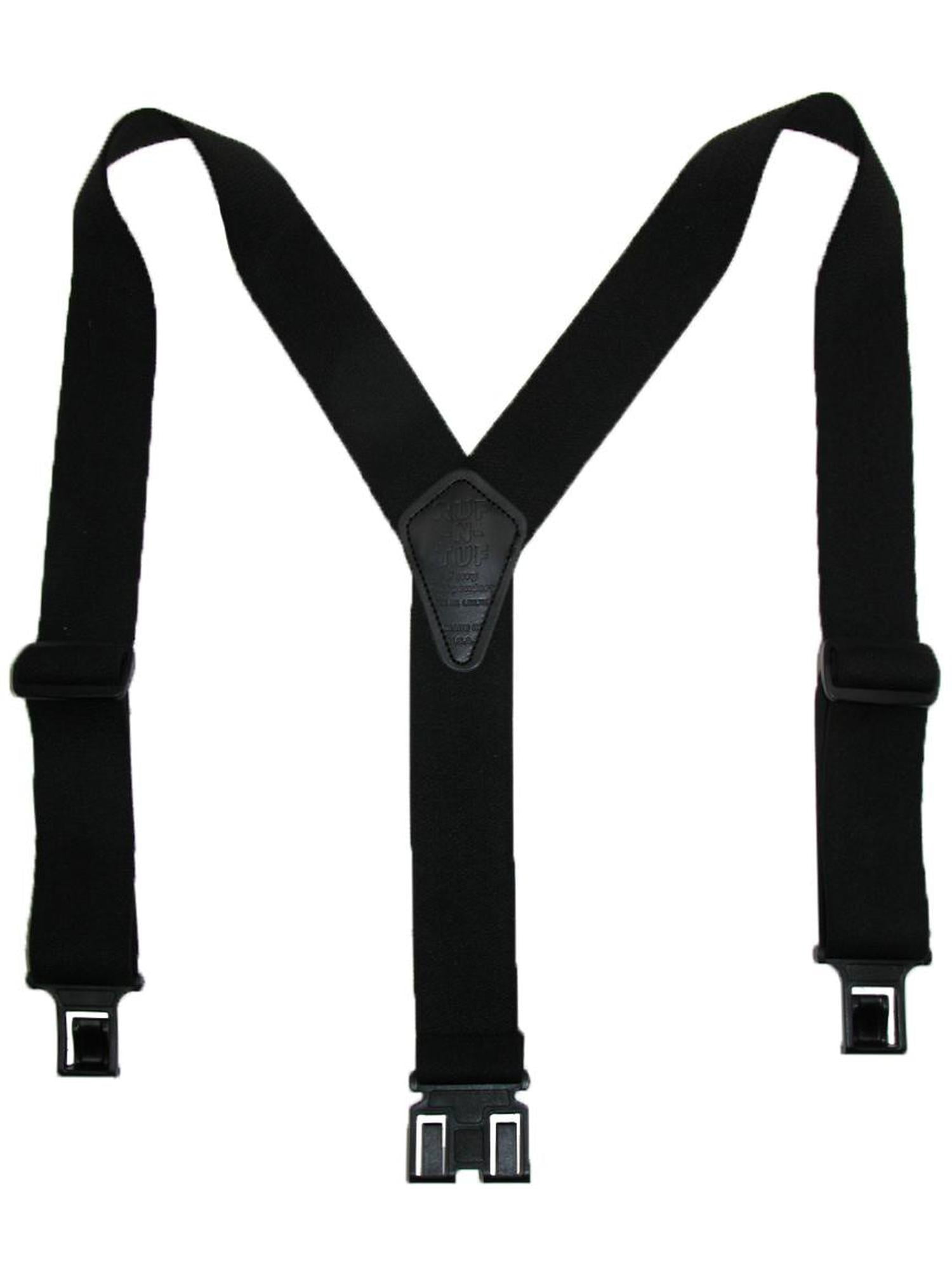 Men's Elastic RufNTuf Hook End Suspenders (Tall Available)