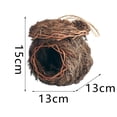 thumbnail image 4 of de de pájaro loro en miniatura para accesorios Sunnimix Casa del colibrí, 4 of 5