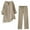 C-Khaki25, variant on DHFJKG Womens 2 Piece Set Spring Summer Outfits Long Sleeve Notch V Neck Button Up Shirts Loose Fit Pants With Pockets Casual Streetwear Vacation Clothes Stylish Outfit