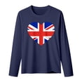 thumbnail image 4 of 250 Anniversary Usa Shirt Women Casual Fashion Loose Fit T Shirt Comfortable Soft Basic Tee For Everyday Wear, 4 of 4