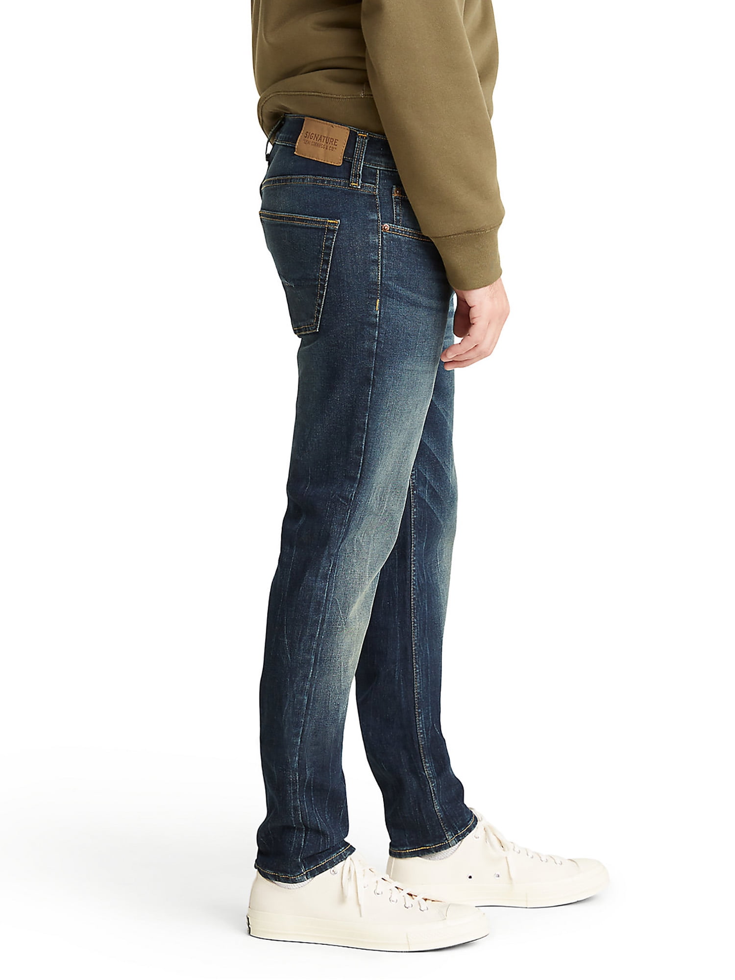 Signature by Levi Strauss Co. Men s Skinny Fit Jeans Walmart