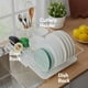thumbnail image 5 of Juego de escurridor de platos de 3 piezas que ahorra espacio, organizador de cocina eficiente para secado y almacenamiento rápido, incluye soporte para cubiertos y escurridor, 5 of 8