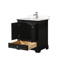 thumbnail image 3 of Wyndham Collection Deborah 30" No Mirror Wood Single Bathroom Vanity in Espresso, 3 of 6
