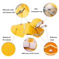 thumbnail image 2 of Dog Raincoat Hooded Poncho, Waterproof Adjustable Pet Raincoat with Reflective Strip, Lightweight Dog Rain Jacket Suitable for Small Medium Large Dogs, Available in All Seasons, 2 of 6