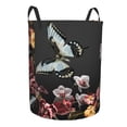 thumbnail image 2 of Haiem Butterfly with Fowers Laundry Basket, Laundry Hamper, Collapsible Laundry Baskets, Dirty Clothes Hamper, Waterproof with Handles for College Dorm, Family-Medium, 2 of 8